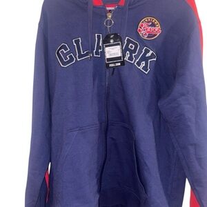 New With Tags FISLL Caitlin Clark WNBA Full Zip Hoodie Size Large